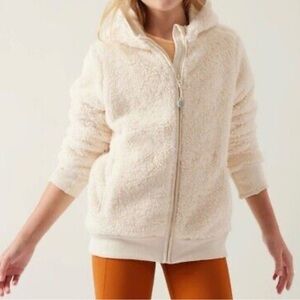Athleta Girl Sherpa Zip-Up Hoodie, Size XL